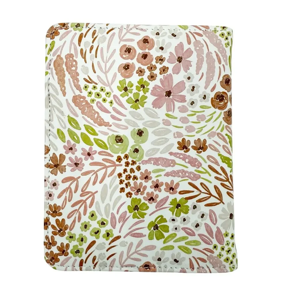 Elyse Breanna Design Passport Cover Limelight Floral Travel 2 Pockets Vacation
